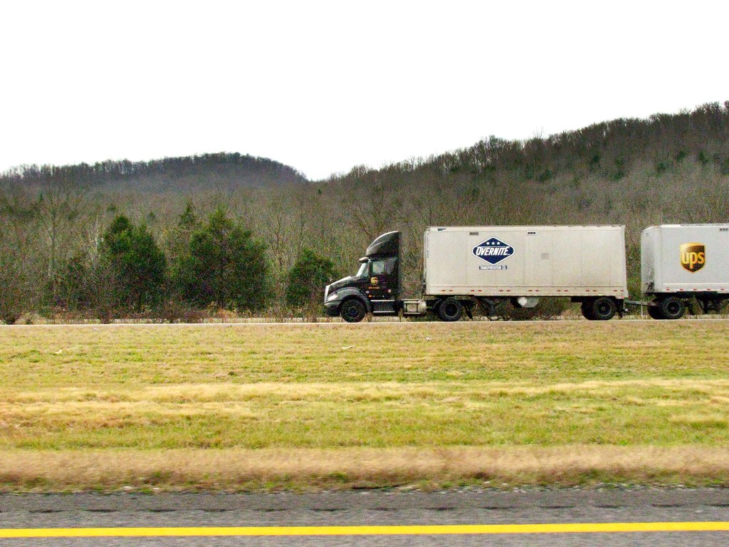 UPS Freight with Overnite pup trailer tnsamiam Flickr