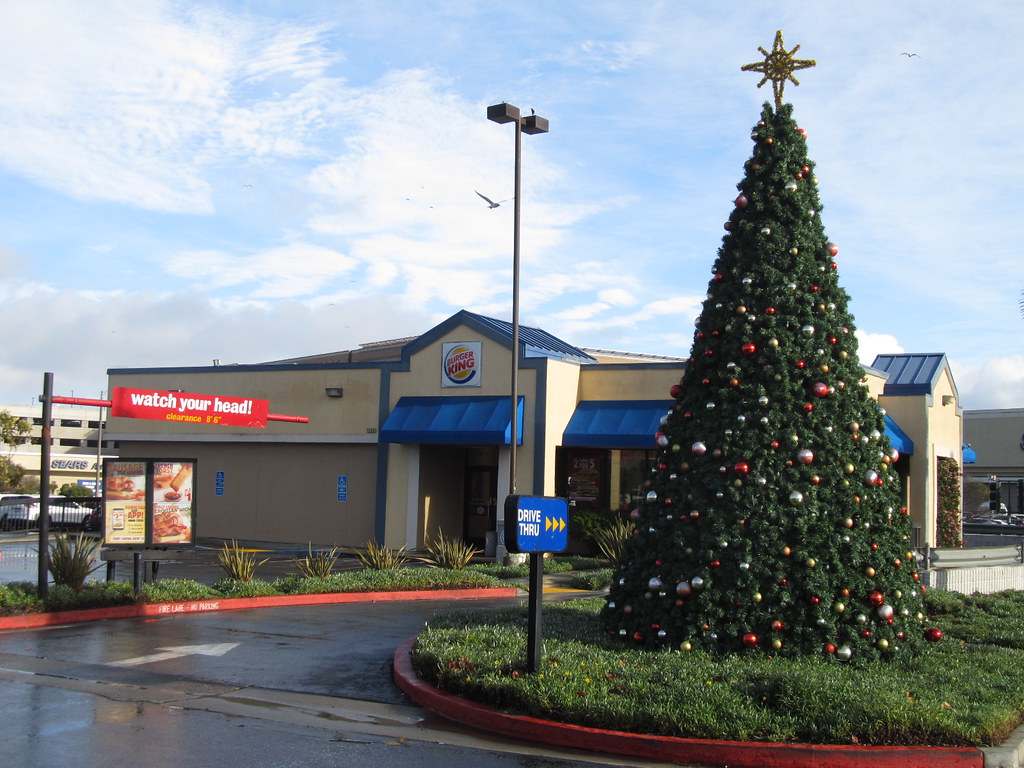 Burger King Christmas Tree San Bruno Towne Center Shopping… Flickr