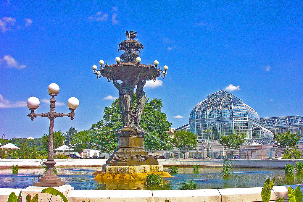 Washington DC Bartholdi Water Fountain Landmark Flickr