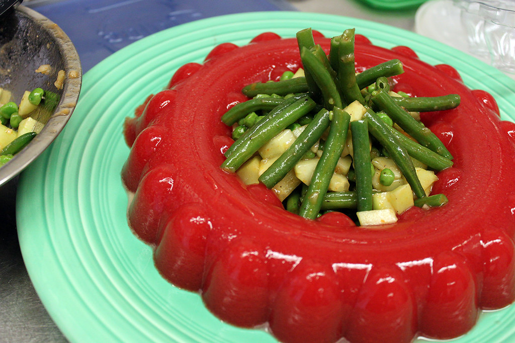 Tomato aspic Judy's tomato aspic was one of the few dishes… Flickr