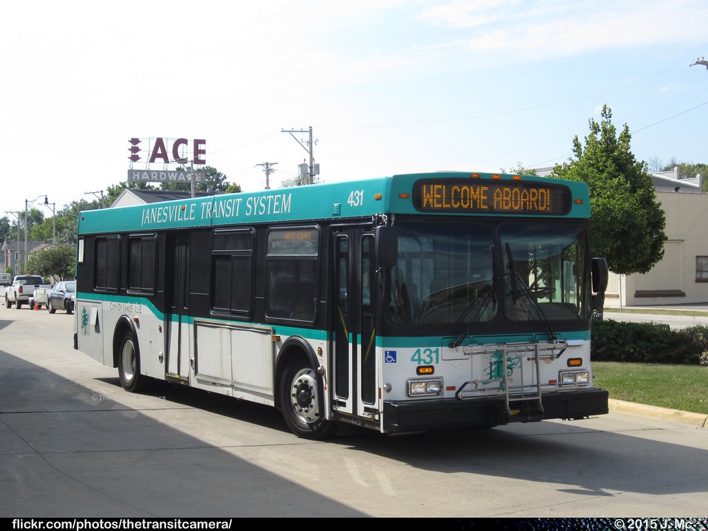 Janesville Transit System 431 Operated by City of Janesvi… Flickr