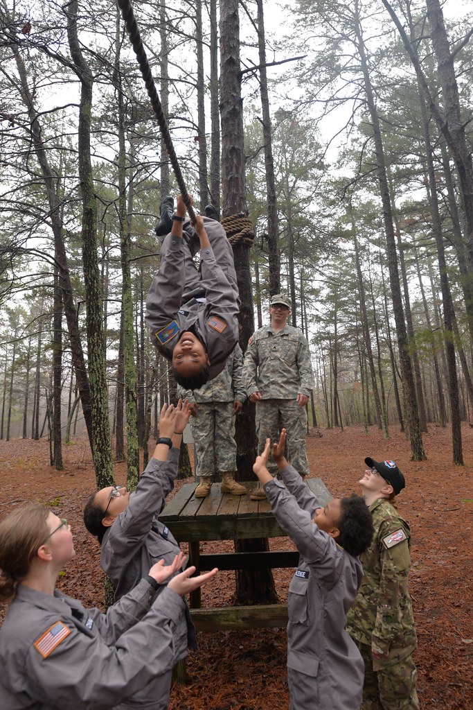 N.C. Guard’s New London Tarheel Challenge Academy Cadets Train at Camp
