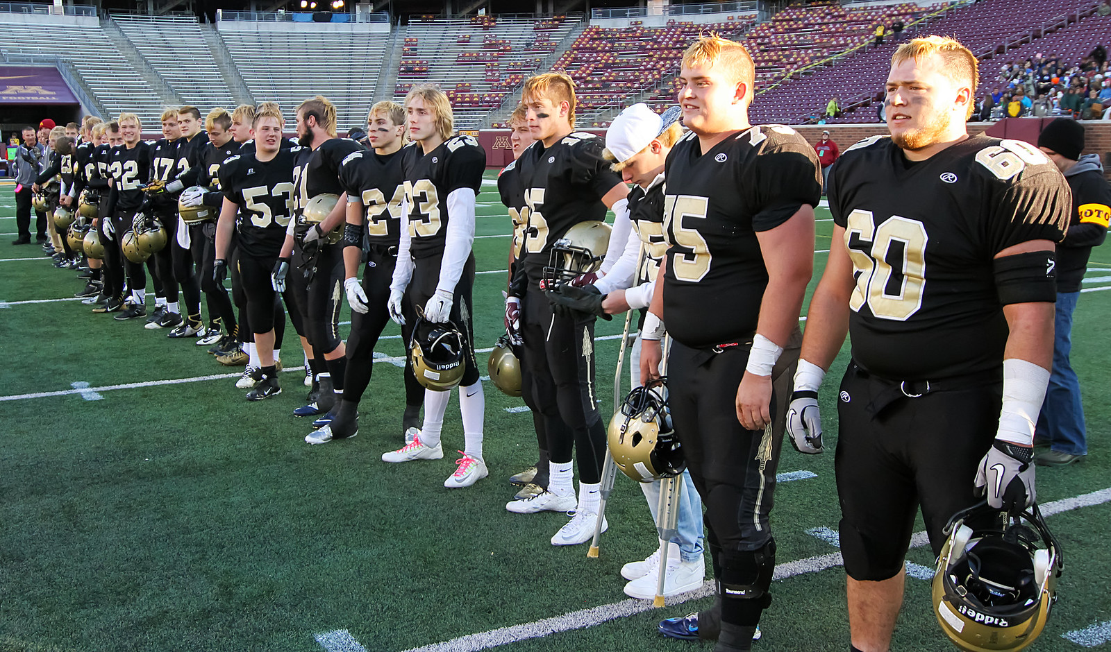 Caledonia Football 2015 MN AA Trophy Presentation Flickr