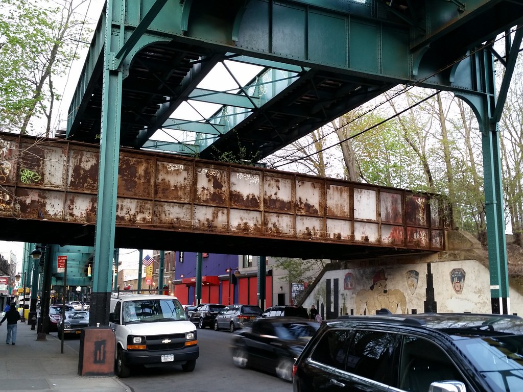Passing over an overpass From top to bottom the Jamaica L… Flickr