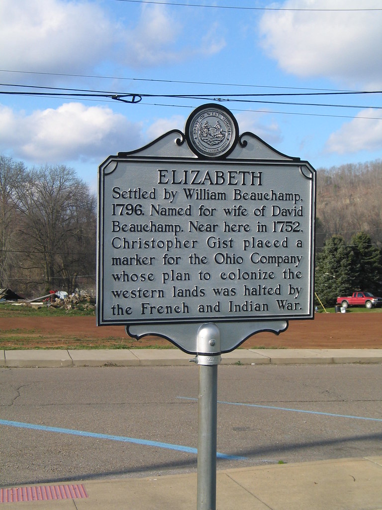 Historical marker for Elizabeth, WV Daniel Westfall Flickr