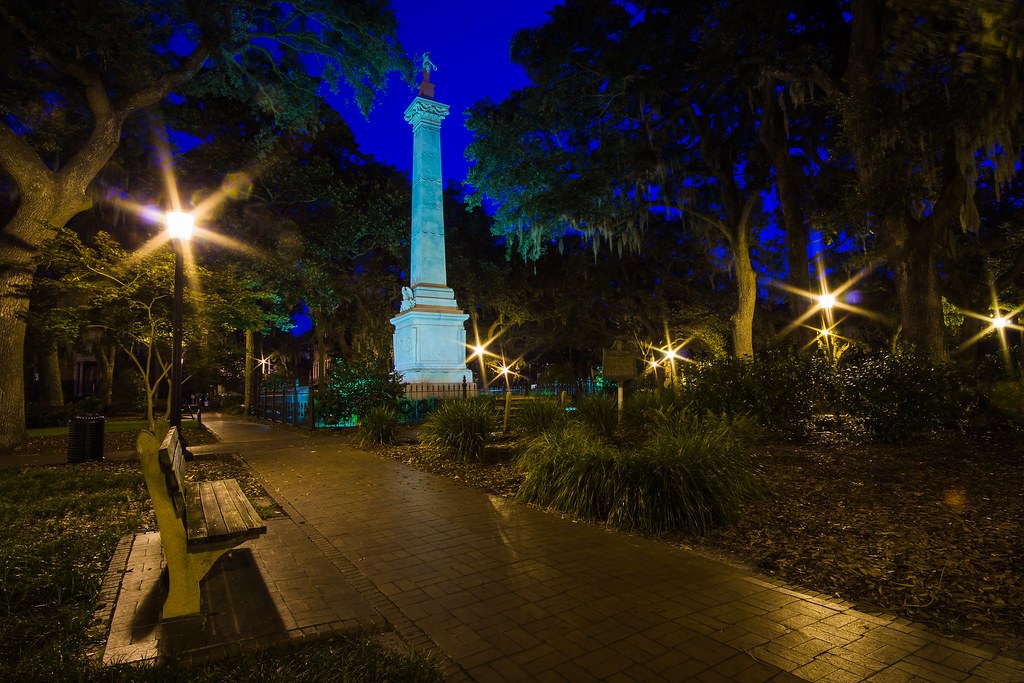 Pulaski Square Pulaski Square in Savannah, GA curtgrier Flickr