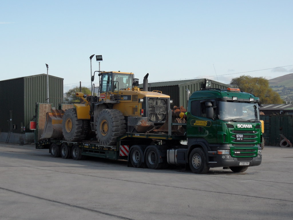 jones bros ( ruthin ) CX 61 CRU scania R480 loaded and rea… Flickr