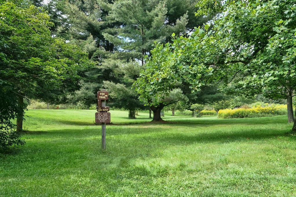 No hawks today Trail sign at Beaver Meadow indicating way … Flickr