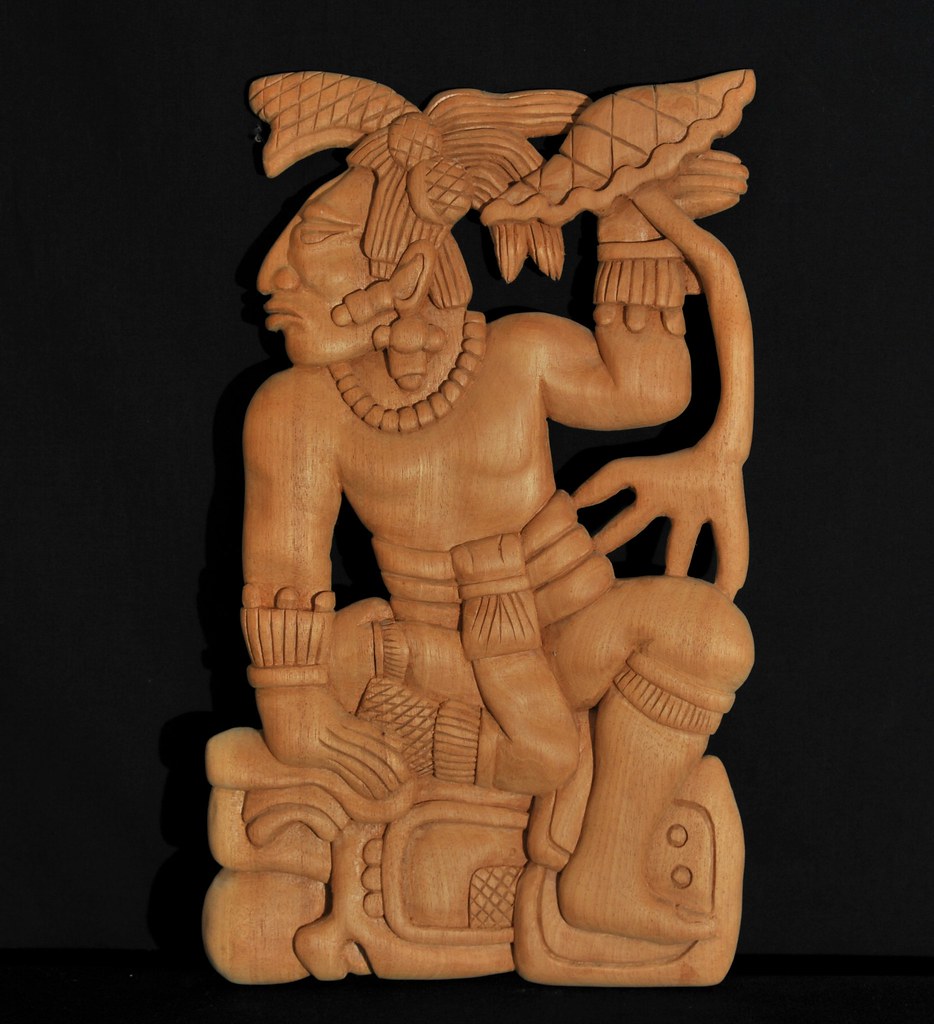 Maya Wood Carving Yucatan Mexico This beautiful wood carvi… Flickr