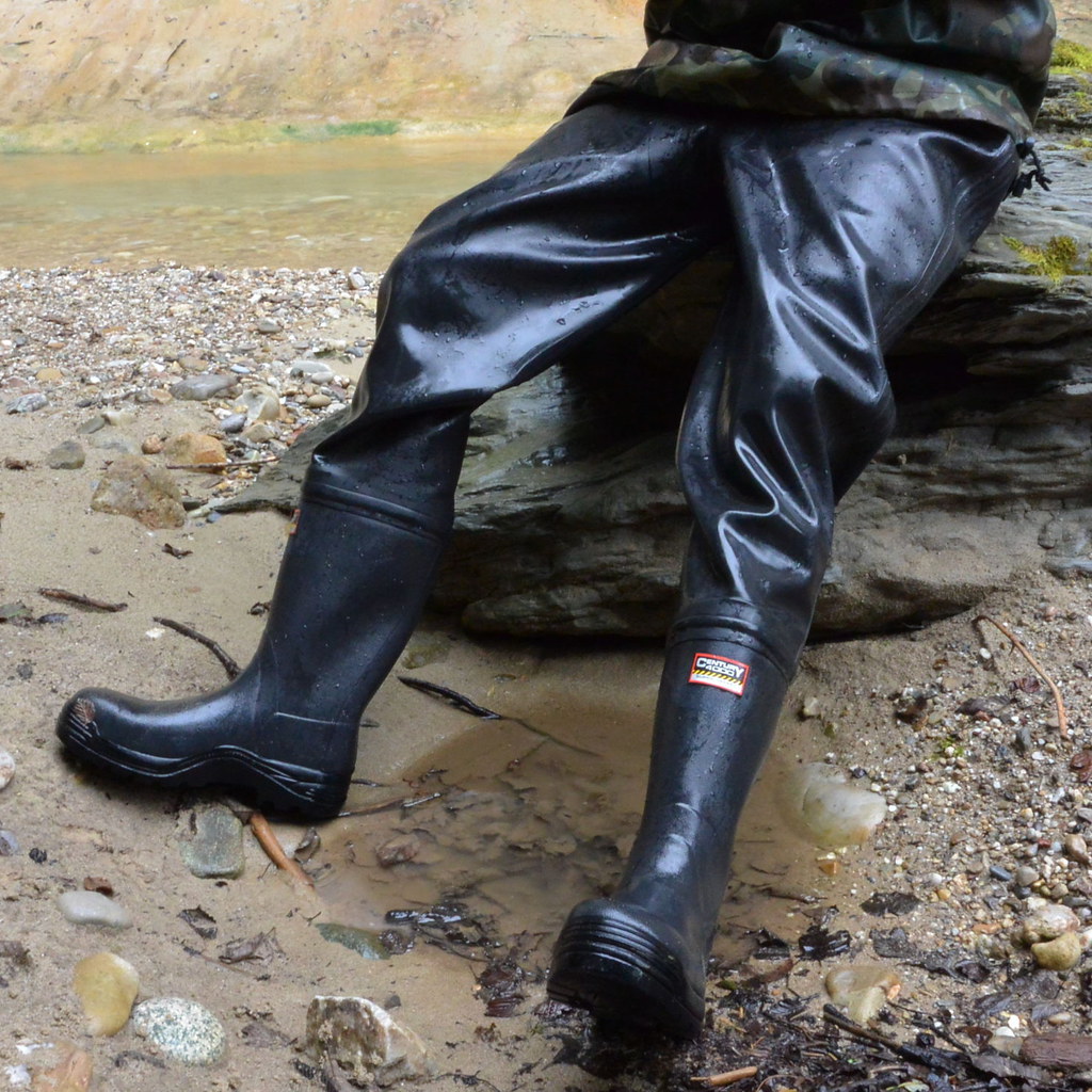 Bachwanderung4212 For all lovers of rubber chest waders, o… Flickr