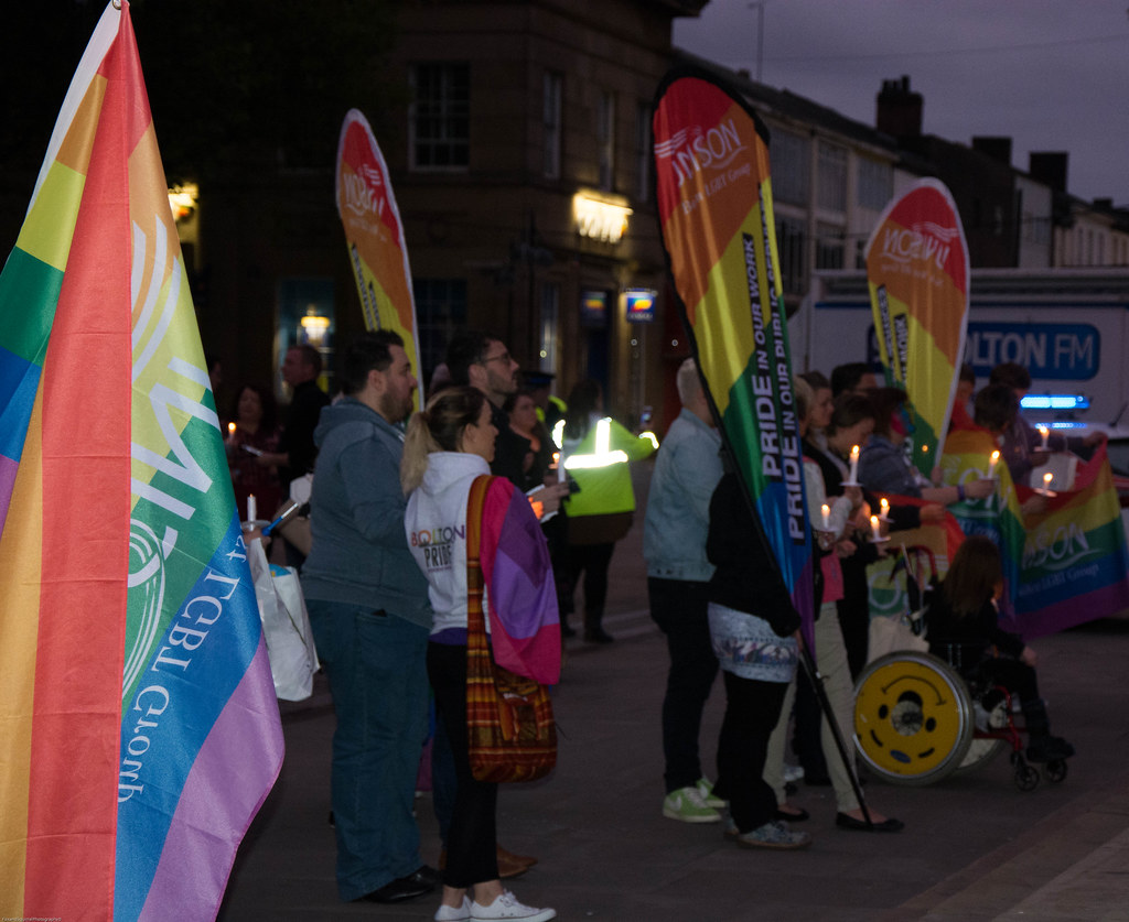 Candlelight Vigil Bolton Pride 2015 18th Oct 2015 Town… Flickr