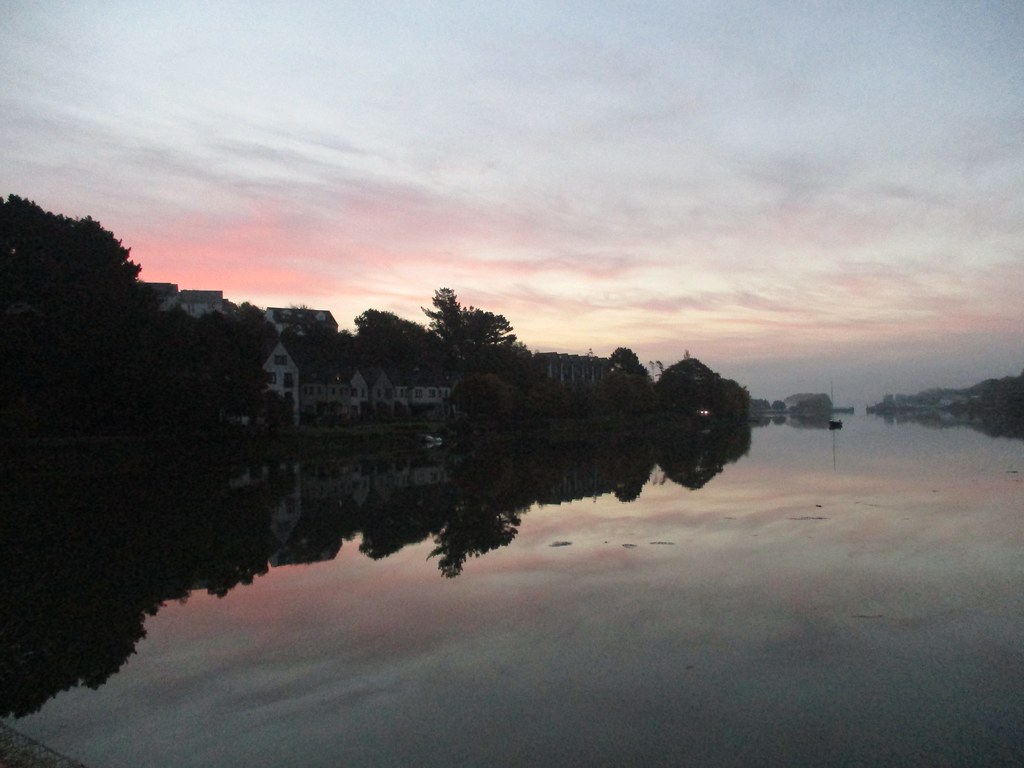 Truro River at dawn. High tide on a still morning. Taken f… Flickr
