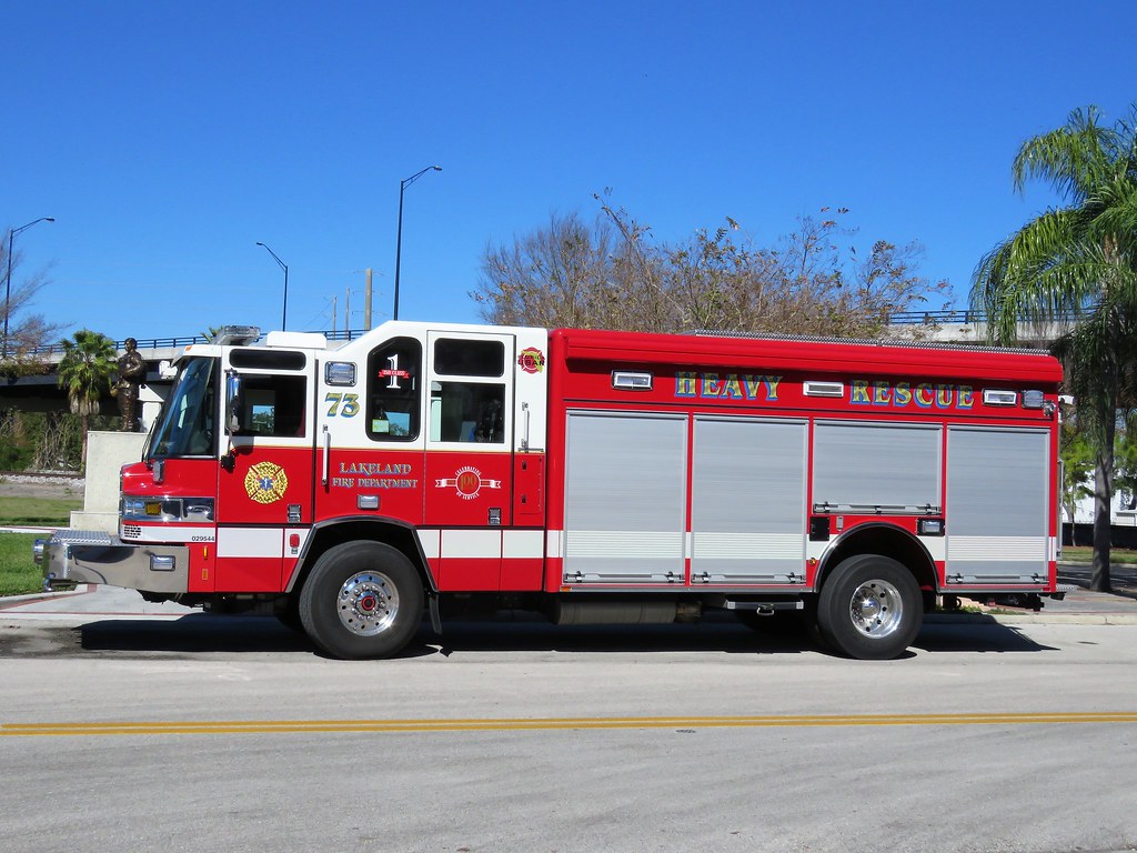 Pierce Quantum Heavy Rescue Fire Truck 73 Lakeland Fire De… Flickr