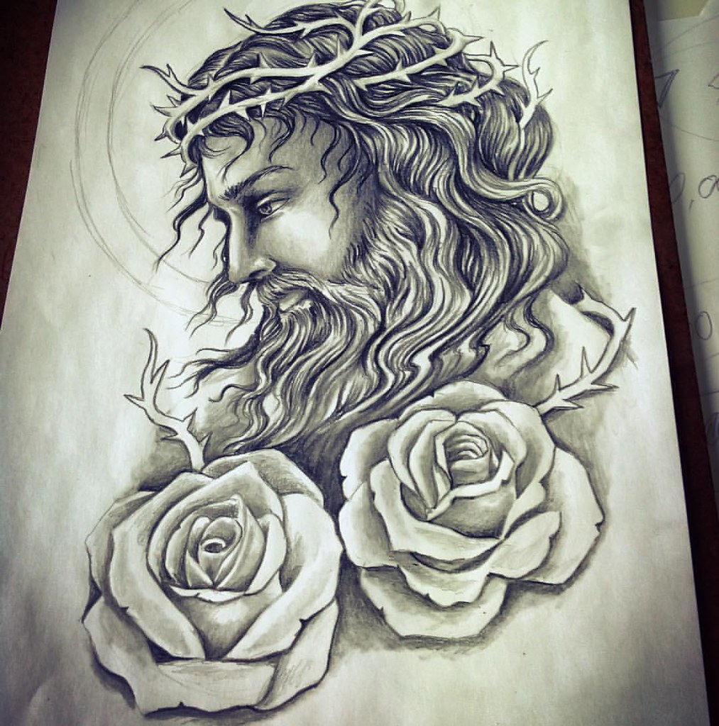 sketch jesus tattoo gugo gugotattoo guarulhos relig… Flickr