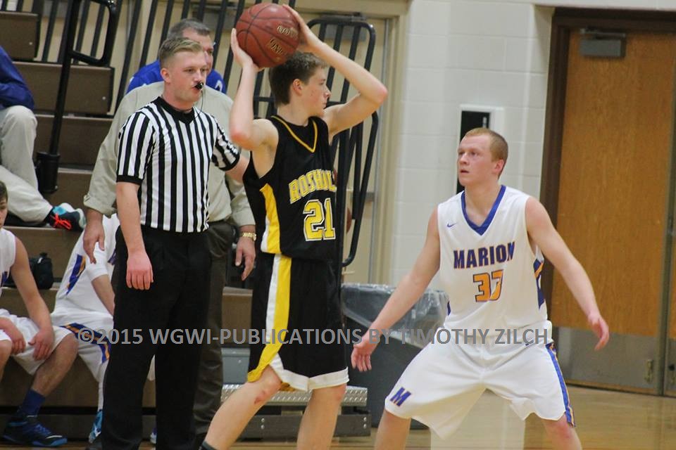 Boys Basketball Marion VS Rosholt 12415 Flickr