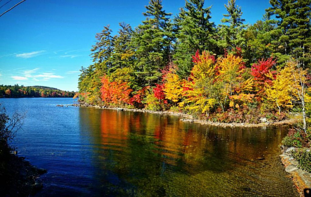 Moose Pond in Bridgton, Maine M. S. McKenzie Flickr