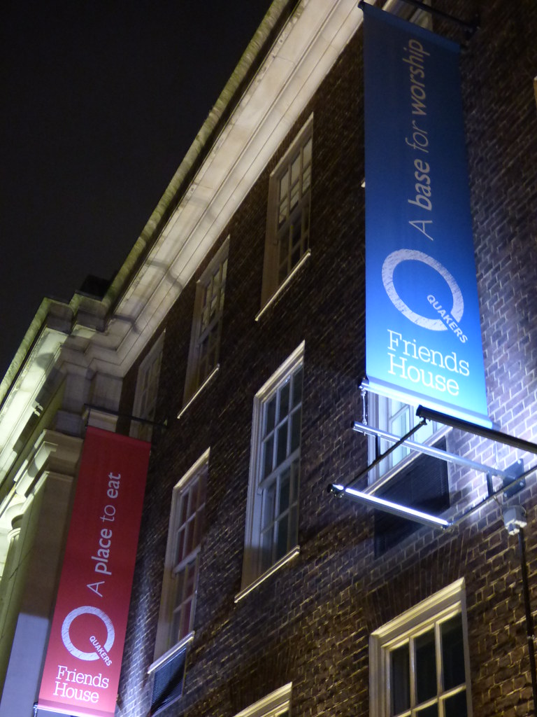 Quaker Centre Euston Road, London banners A place to… Flickr