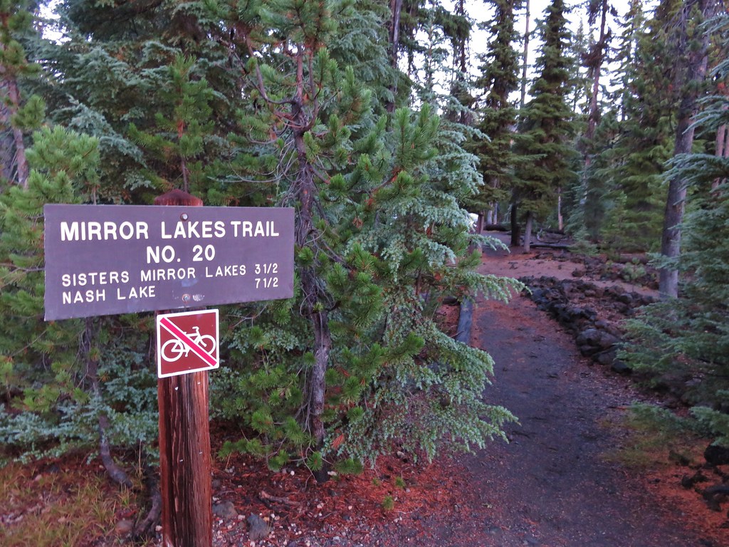 Sisters Mirror Lake Trailhead yunckette Flickr