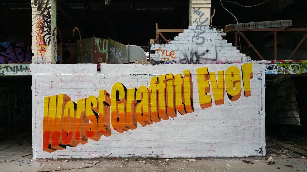 Lush... 'Worst Graffiti Ever' colourourcity Flickr