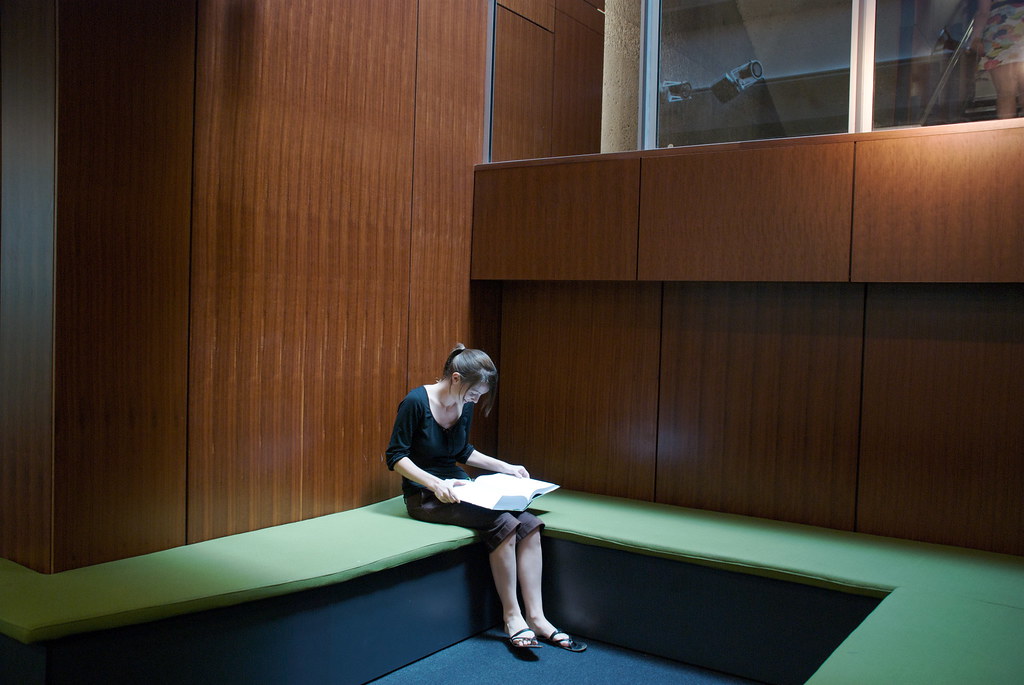 Biological Sciences Library reading alcove UQ Library Flickr