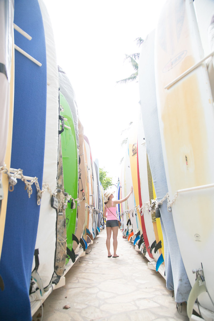 Surfs Up! Waikiki surfboard lockers Diana Nguyen Flickr