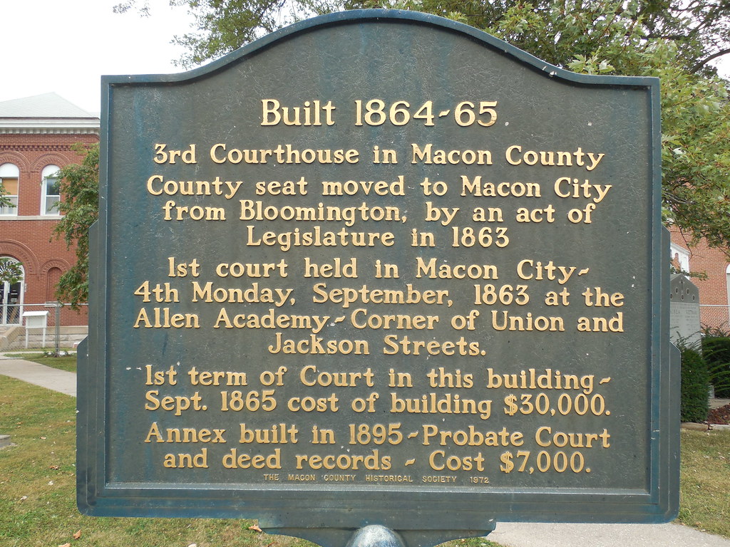 Macon County Courthouse Marker Macon, Missouri Jimmy Emerson, DVM