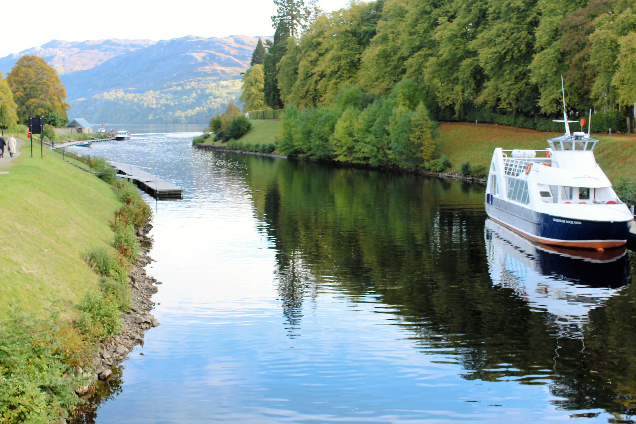 The Caledonian Canal is a waterway which follows Scotland's Great Glen.
