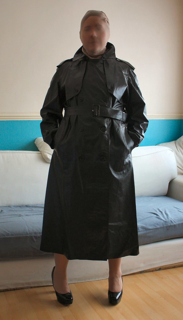 Dee Rubber Trench Coat & Tights 24 Sebastian Leon Flickr