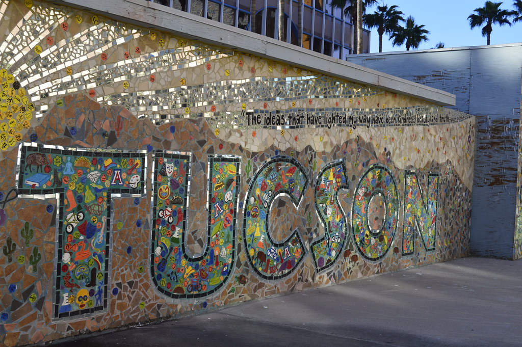 "I am Tucson" Mural Broadway and Stone, Tucson, AZ Victoria Buckner