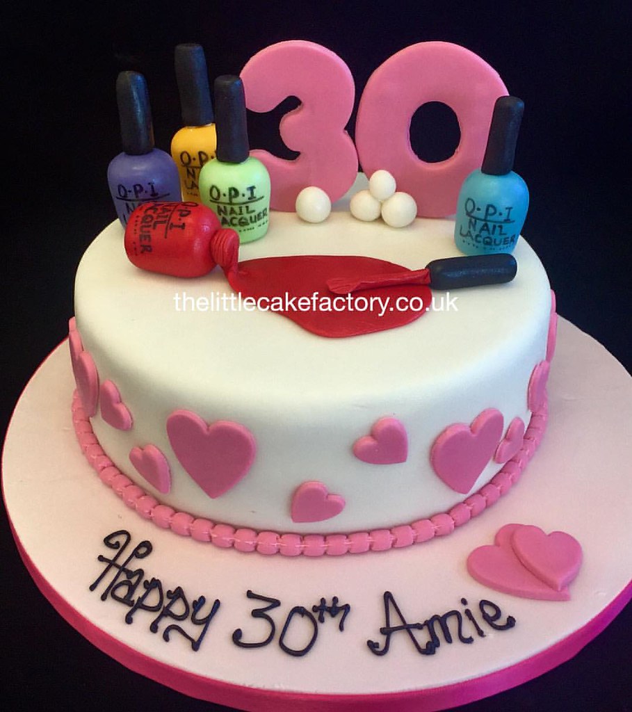 Nail Art Birthday Cake... View our website thelittlecakefa… Flickr