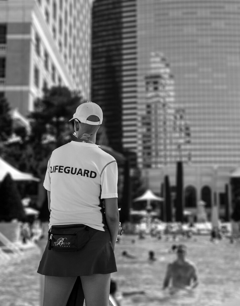 On Duty Lifeguard at The Bellagio Hotel, Las Vegas. I was … Flickr