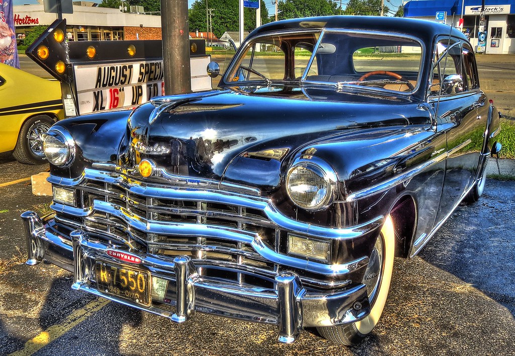 1949 Chrysler Seen at a Waverly, Ohio cruisein durng late… Flickr