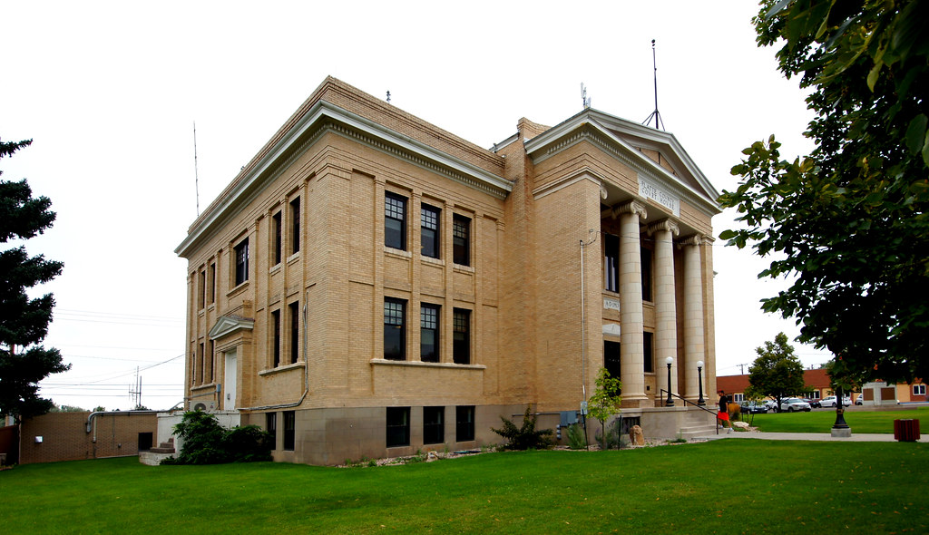Platte County Courthouse Wheatland, Wyoming 1917 Classical… Flickr
