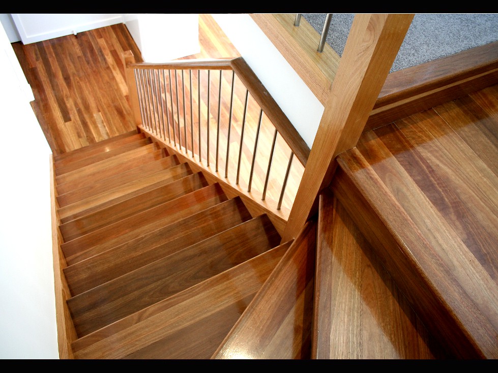Spotted Gum Timber Staircase Signature Stairs