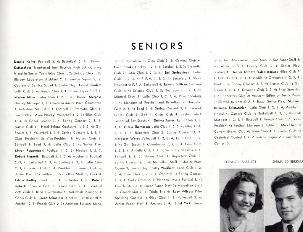 Marcellus NYClass 1941 Marcellus High School, Class 1941.… Flickr