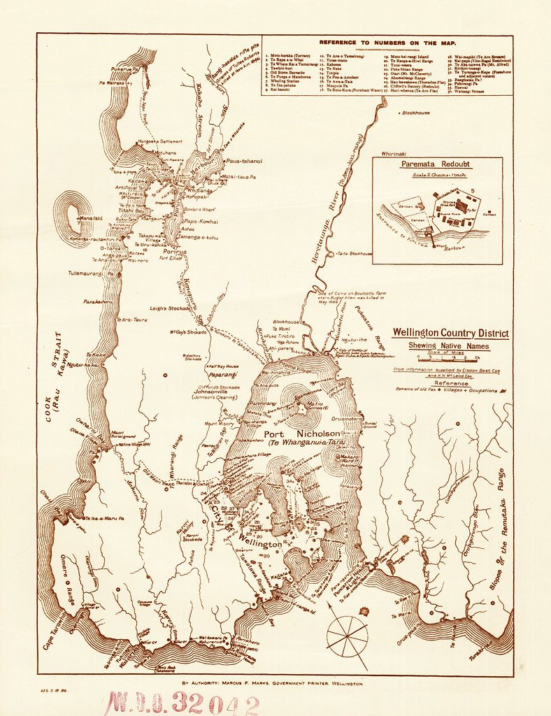 Early Map of Wellington Wellington County District Flickr