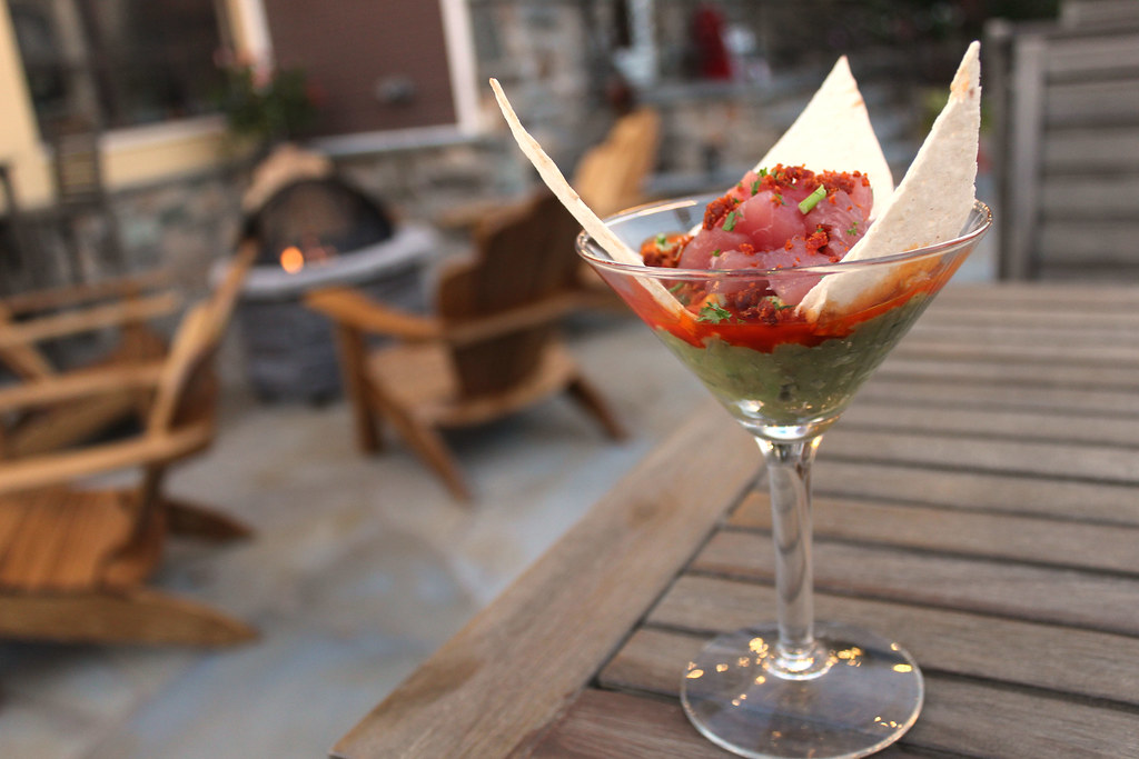 Tuna tartare martini Yellow Fin Tuna, Crispy Cantimpalo Ch… Flickr