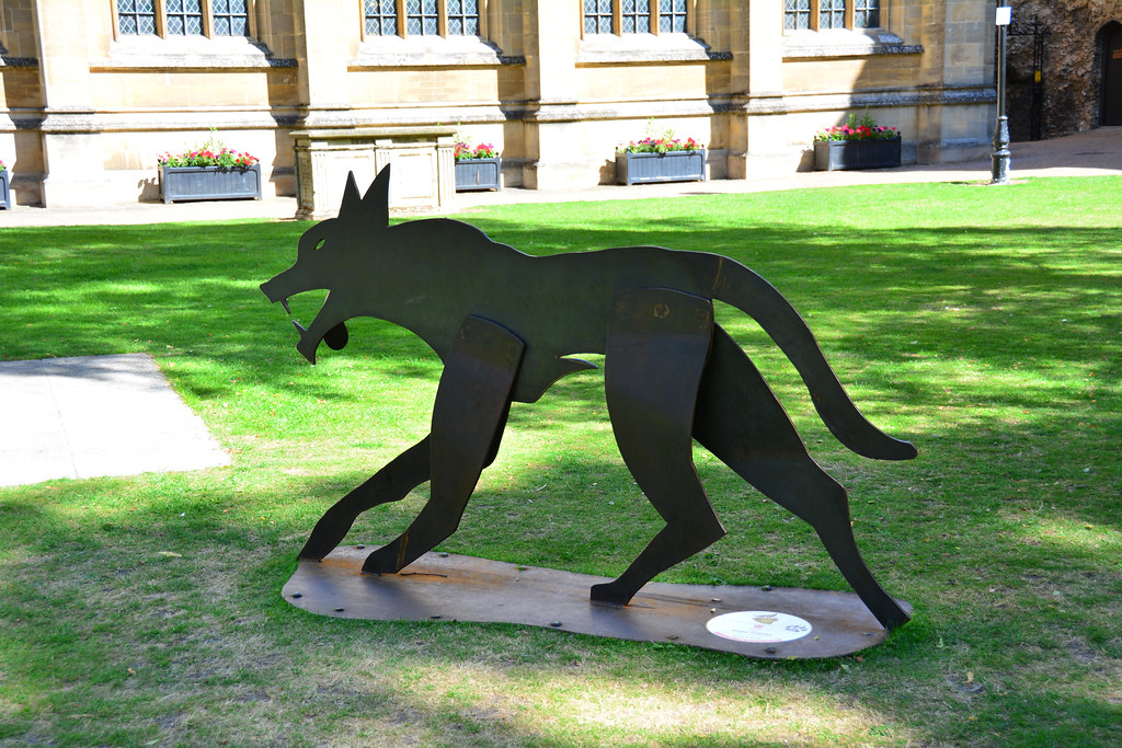 Bury St Edmunds, Outside The Cathedral Wolf Bury St Edmund… Martin
