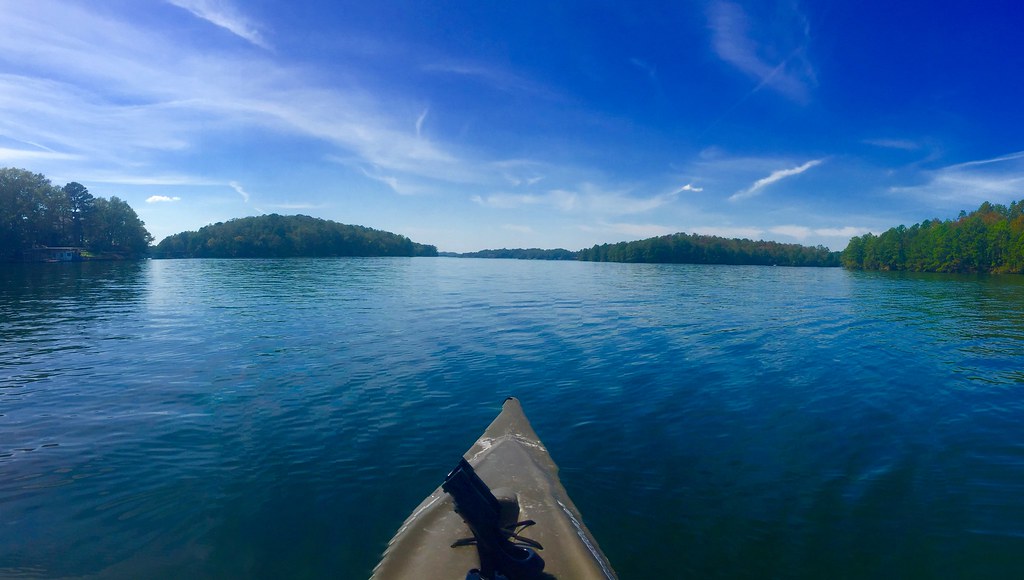 Peace Kayaking Lake Hamilton back in my hometown Jerry Lambert Flickr