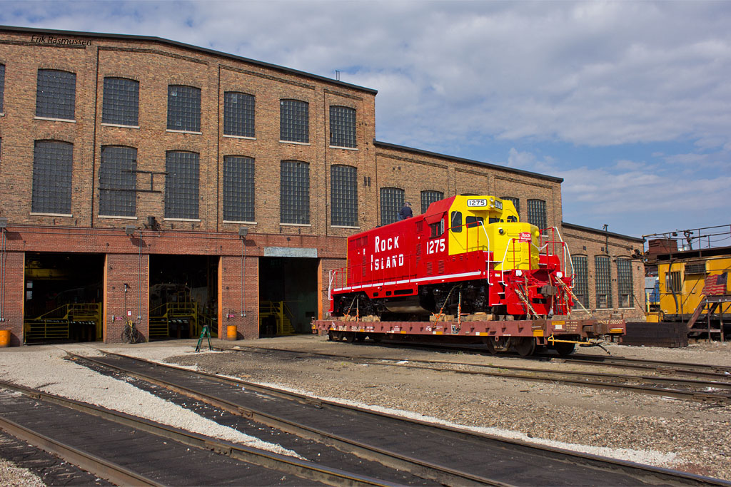 Silvis Shop Eldon Depot Museum's Rock Island 1275 was outs… Flickr
