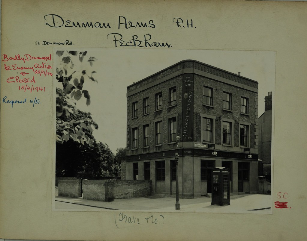 Denman Arms Peckham 001a (front of scan) 86 Denman Road, P… Flickr