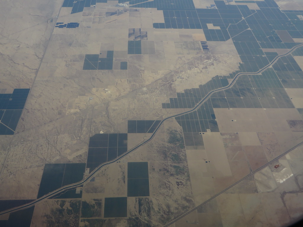 California Aqueduct South of Kettleman City, California a photo on