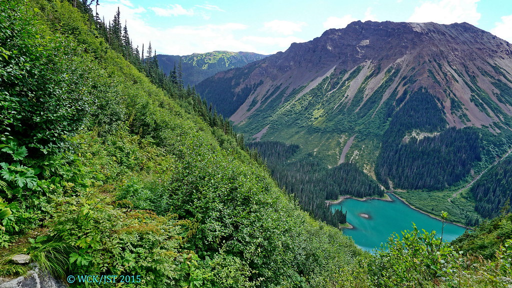 Lower Blue Lake viewed from Blue Lakes Trail near Hazelton… Flickr