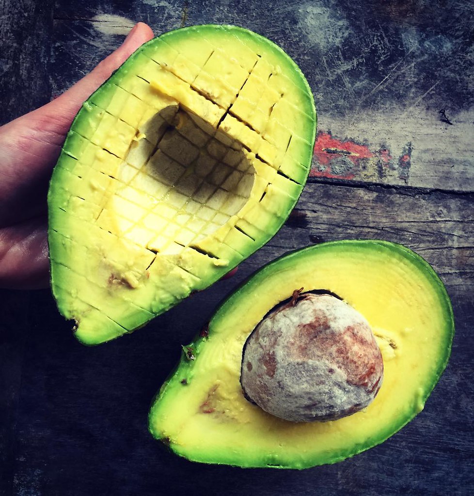 perfect avocado for dinner, this variety is pretty watery,… Flickr