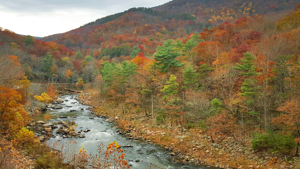 Maury River at Goshen Pass I took my mother on a road trip… Flickr
