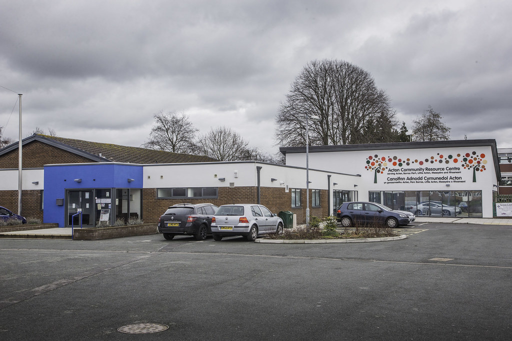 Car Park Acton Community Resource Centre Wrexham Council Cyngor
