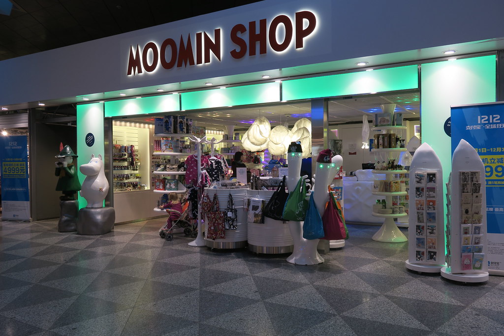 Moomin Shop, Helsinki Airport T2 Looked at plush toy, saw … Flickr