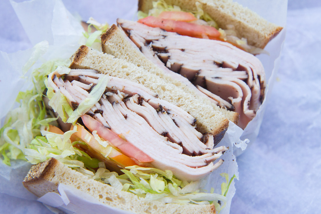 Turkey pastrami sandwich, Tasty Deli Garrett Ziegler Flickr