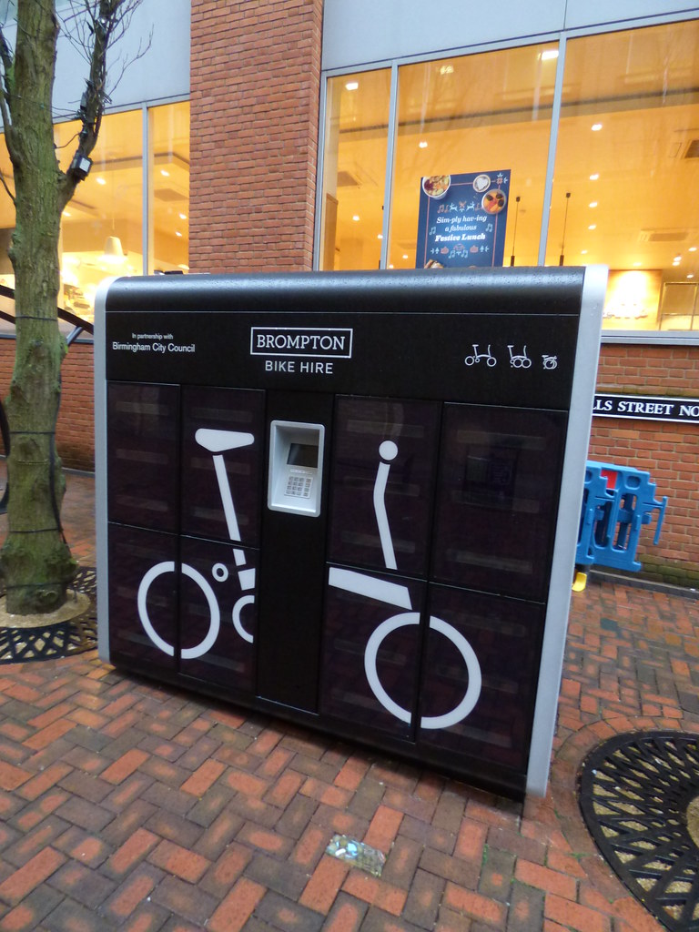 Brompton Bike Hire Central Square, Brindley Place Flickr