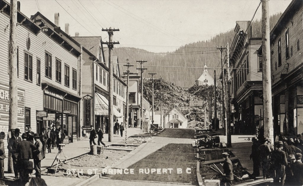 Postcard 6th Street, Prince Rupert, BC, c.1914 "6th St. P… Flickr